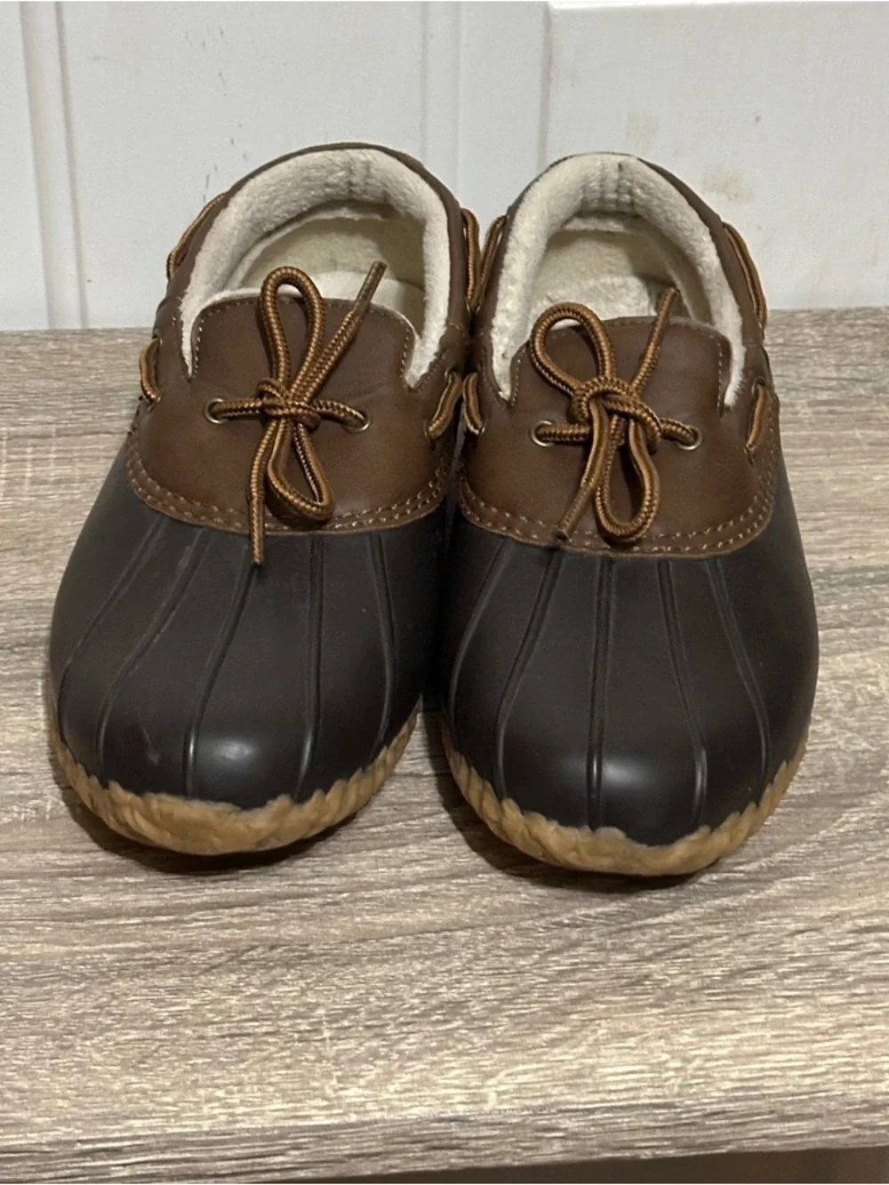 JBU by Jambu Gwen Duck Shoes Slip On Womens Loafers Size 9.5 Black Brown